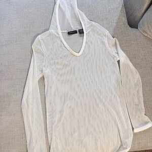 Moda International White Mesh Jacket